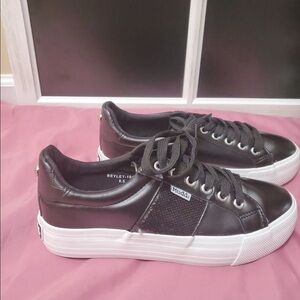 mudd beyley black sequin shoes sz 8.5